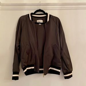 Army Silk Bomber Jacket
